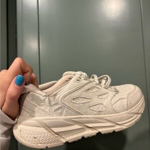 Hoka Women's Cream Sneakers